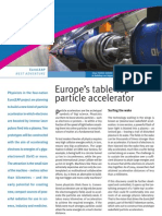 Europe’s table-top particle accelerator