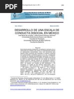 cuestionario conducta disocial