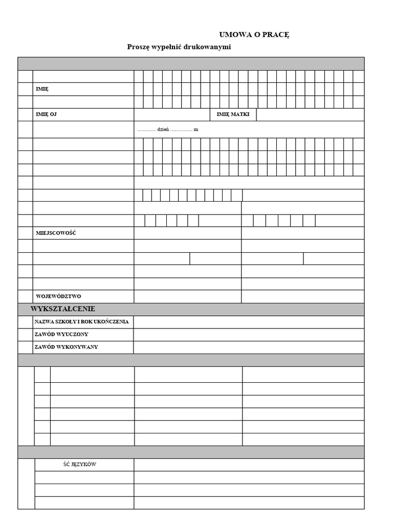 KWESTIONARIUSZ OSOBOWY DANE KONTAKTOWE CO WPISA visual data 5
