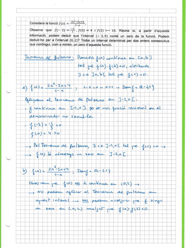 Ex3 Bolzano | PDF
