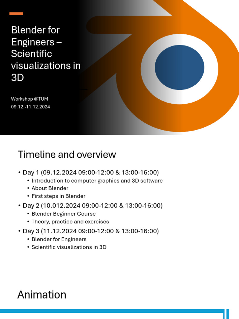 Blender for Engineers: 3D Workshop Guide | PDF | 3 D Computer Graphics ...