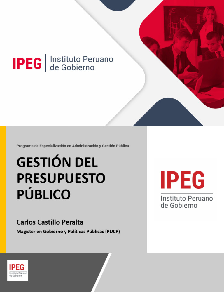 Gestión del Presupuesto Público 2024 | PDF | Presupuesto | Presupuesto ...