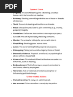 Police Terminology Glossary | PDF | Arrest | Theft