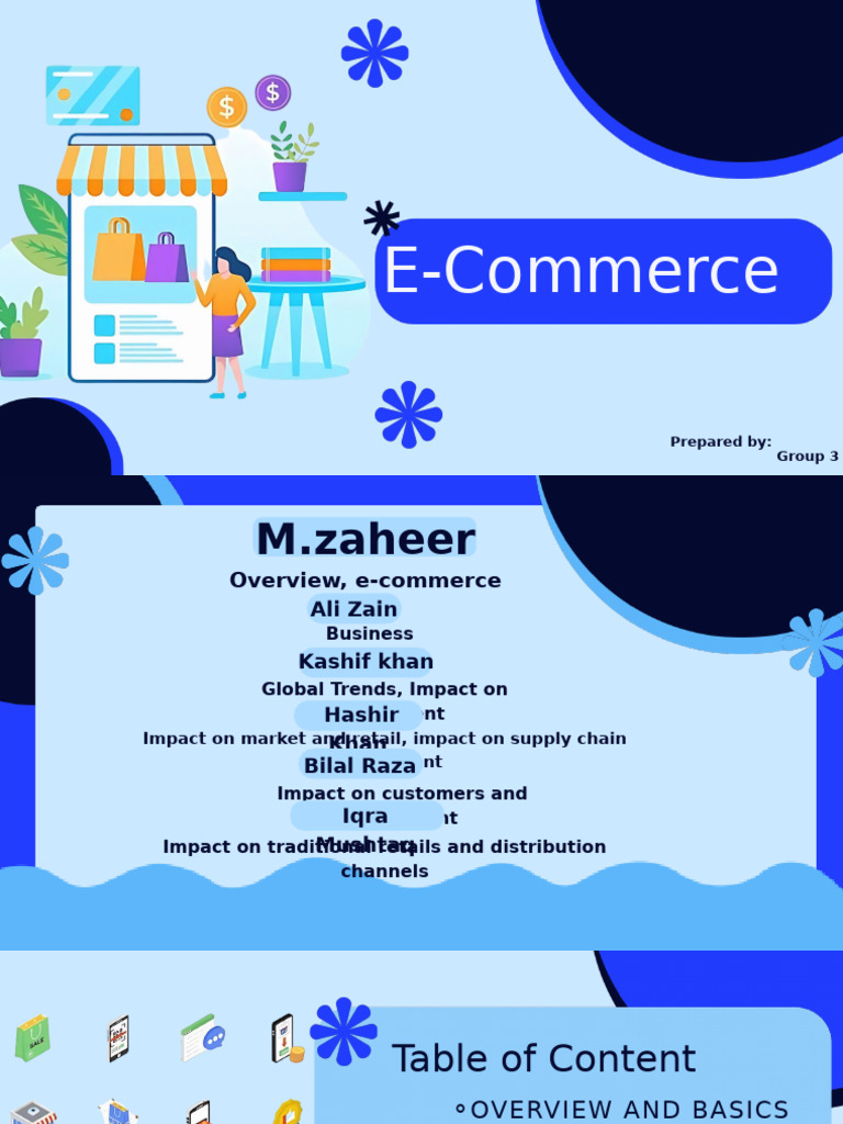 Ecommerce ICT Presentation | PDF | E Commerce | Retail