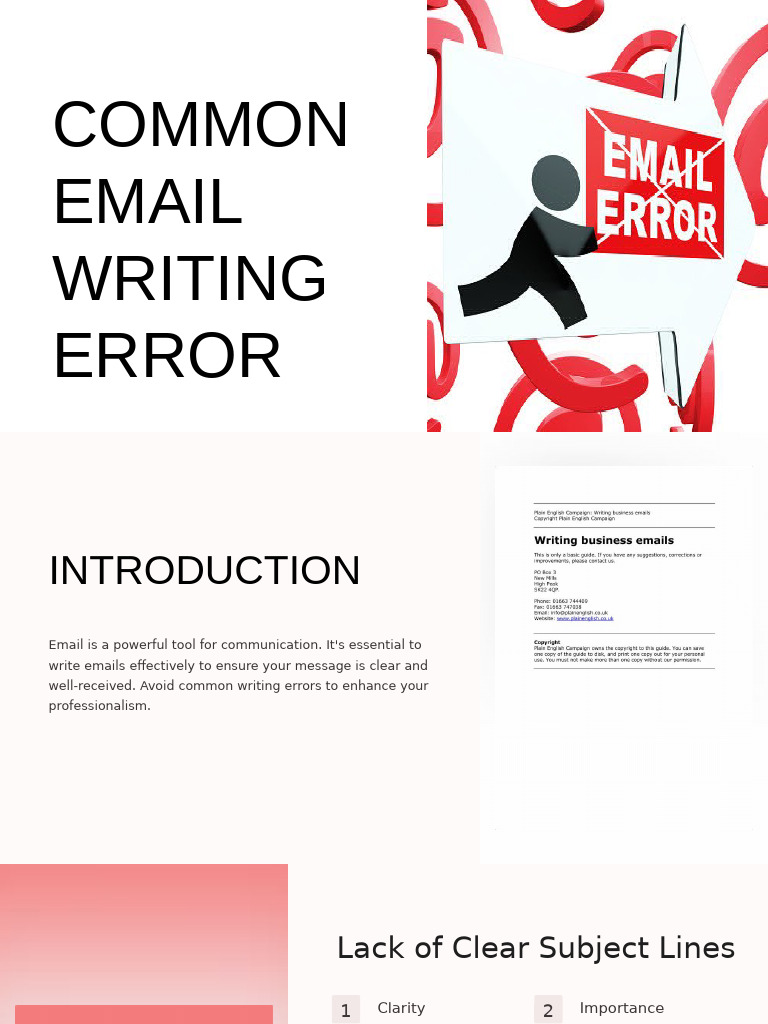 Common Email Writing Mistakes | PDF | Proofreading | Human Communication