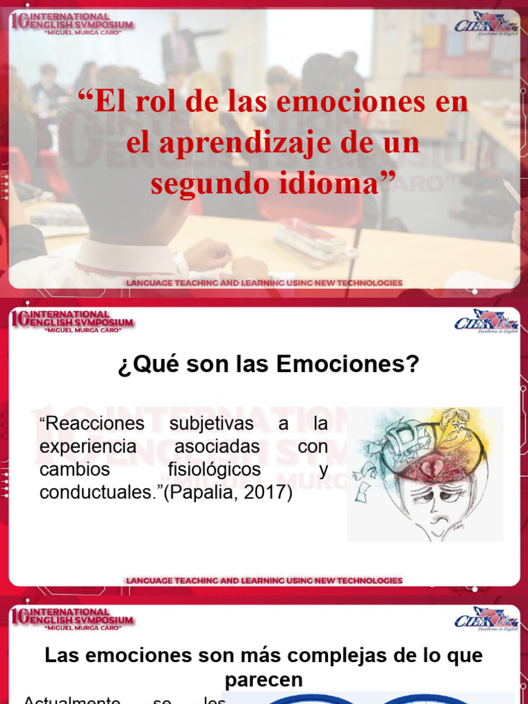 El Rol de Las Emociones en El Aprendizaje de Un Segundo Idioma | PDF ...