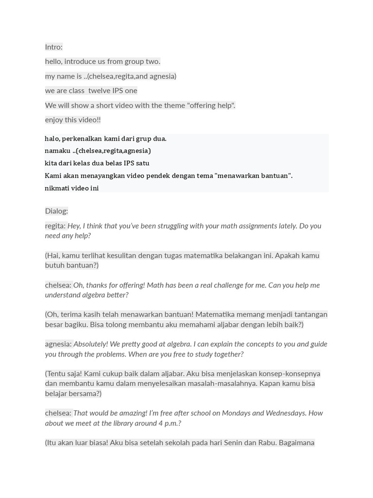 Dialog | PDF