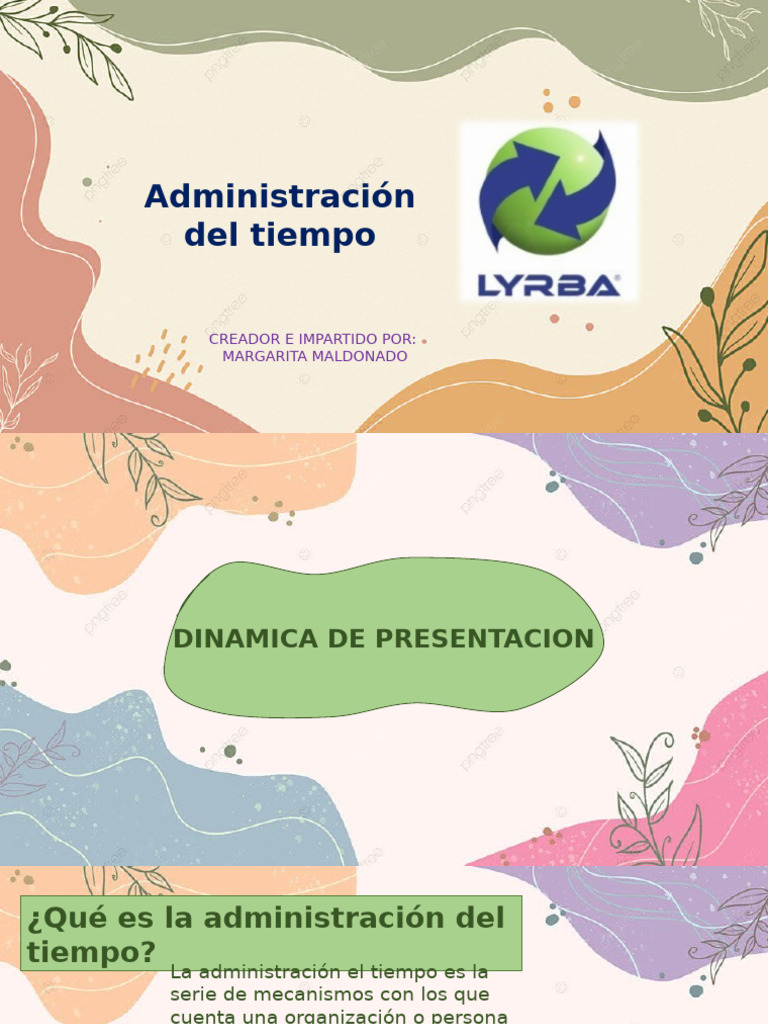 Claves para la Administración del Tiempo | PDF | Gestión del tiempo ...