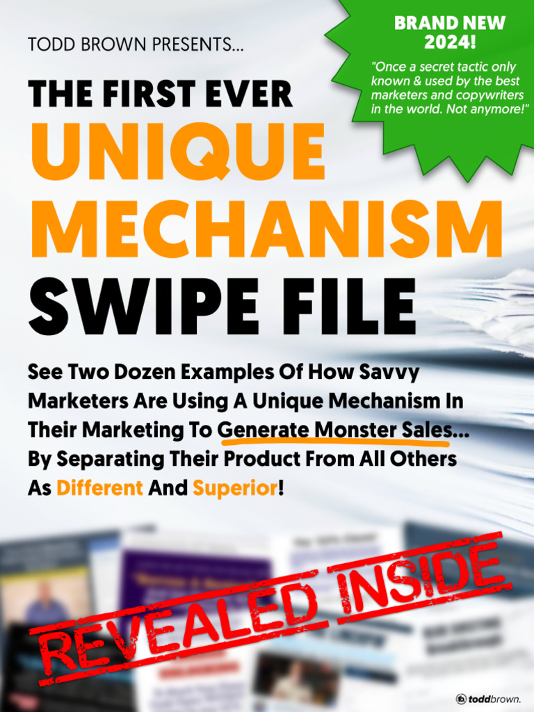 Unique Mechanism Swipe File | PDF | Marketing