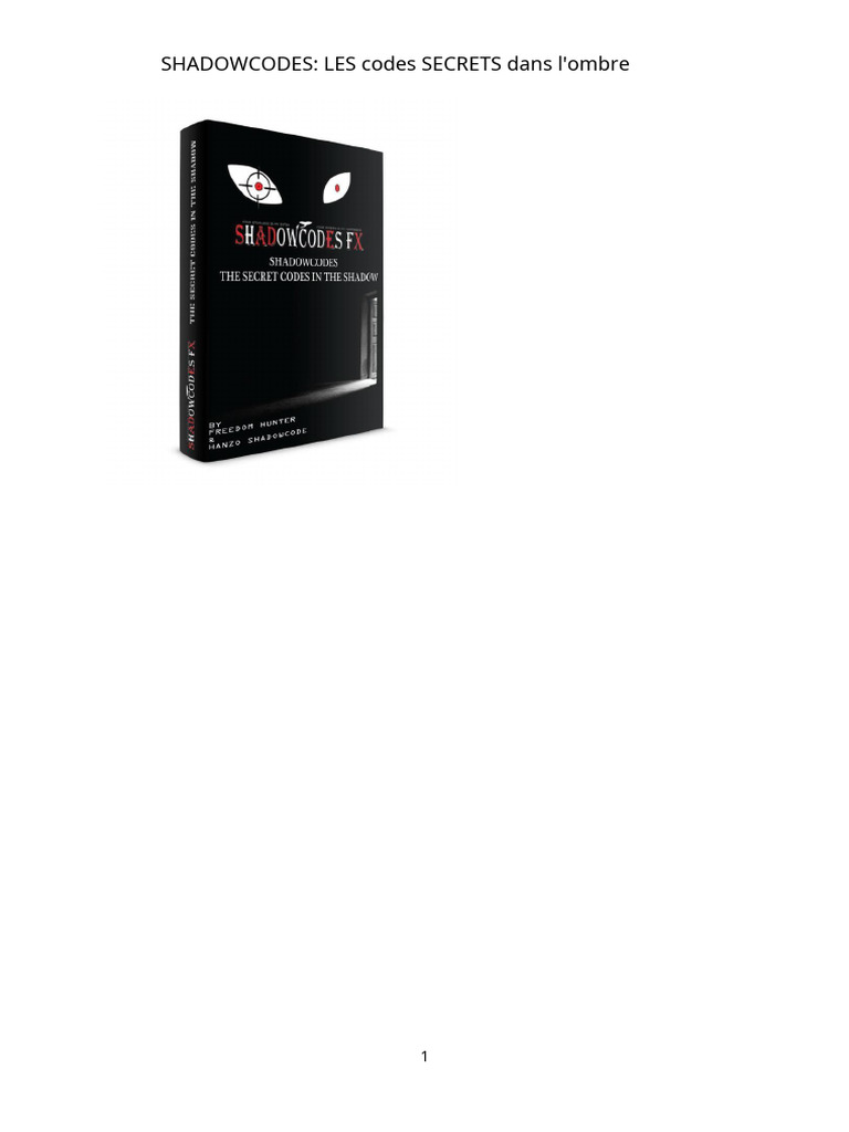 Codes Secrets du Trading Forex | PDF | Opérateur de marché | Forex