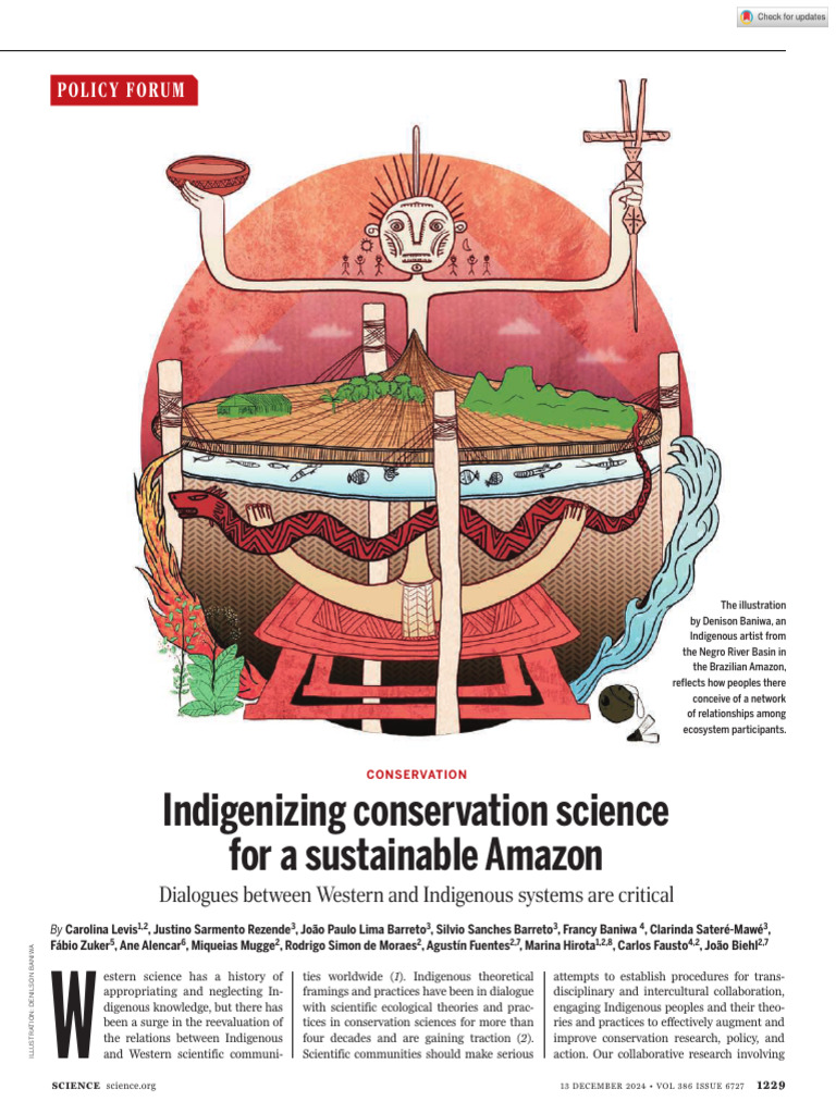 Indigenizing Amazon Conservation Science | PDF | Conservation Biology ...