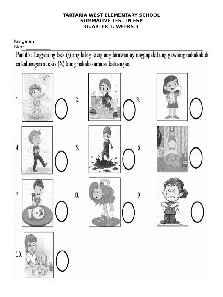 Summative Test q1 Week 3 | PDF
