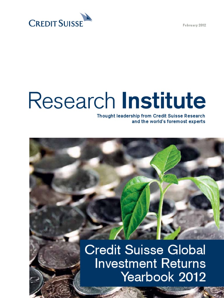 Cs Global Investment Returns Yearbook | PDF | Deflation | Inflation