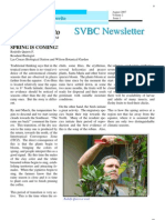 Spring is Coming, from SVBC Newsletter, Vol 2-No 1 (Aug 2007)