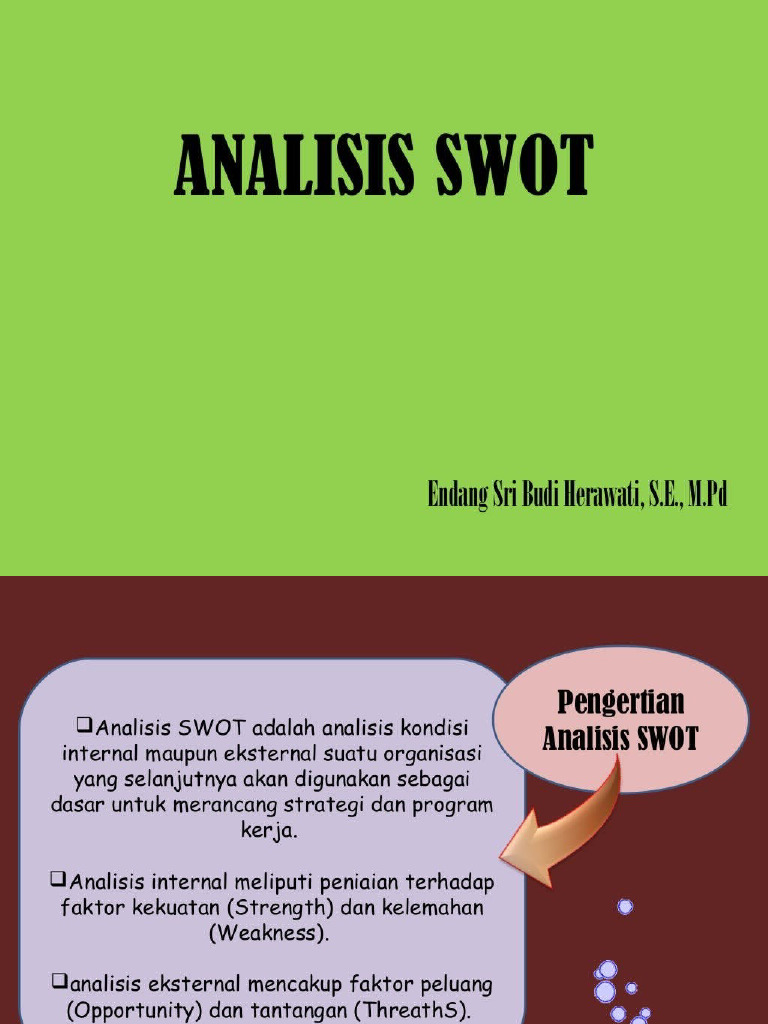 Bab II Analisis Swot | PDF