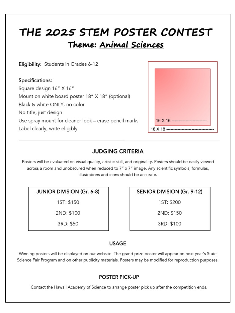 STEM+Poster+Instructions+2025 | PDF