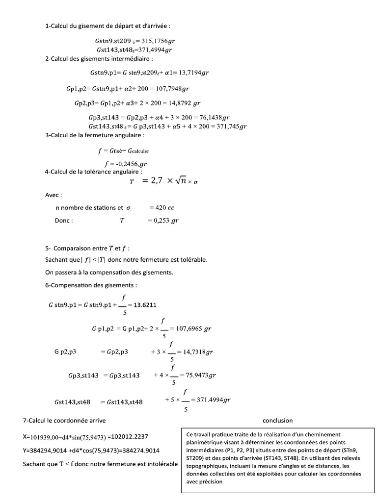 TP Topo n6 | PDF