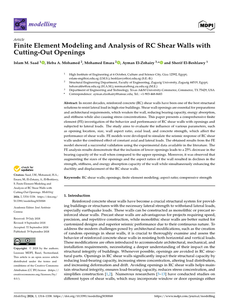 2024_Finite Element Modeling and Analysis of RC Shear Walls with ...