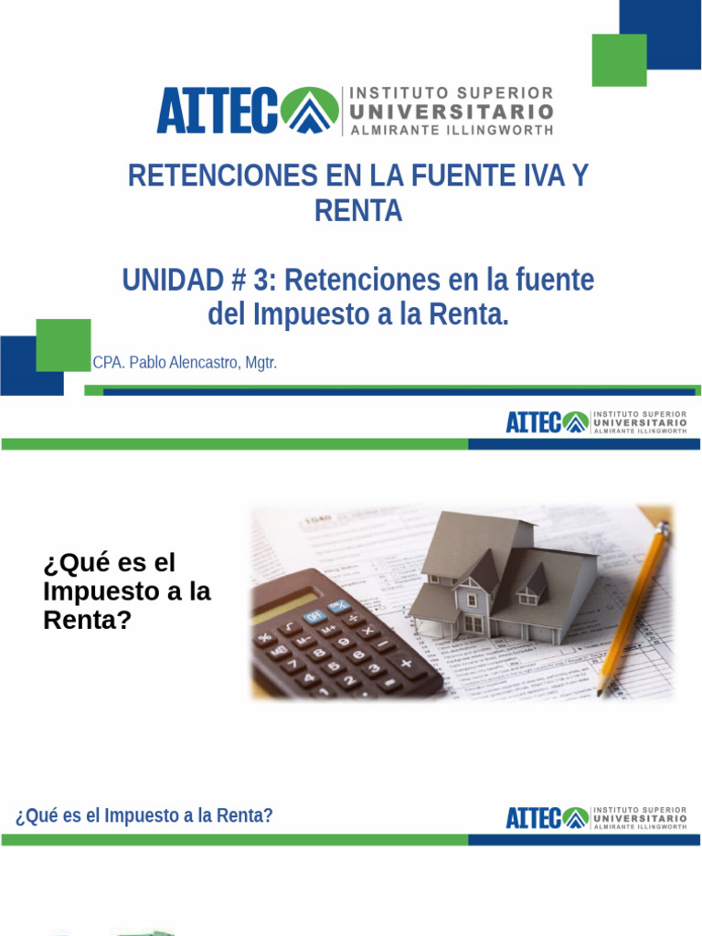 Retenciones IVA y Renta: Guía Completa | PDF | Impuesto sobre la renta ...