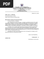 Request Letter To Mayor in Tagalog | PDF