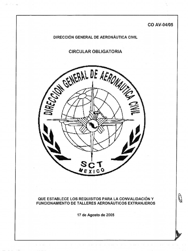 60 Circular Obligatoria CO AV-04-05 | PDF