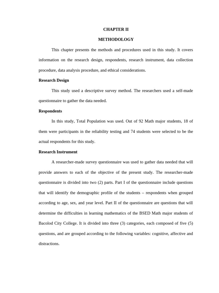 CHAPTER 2 | PDF | Survey Methodology | Validity (Statistics)
