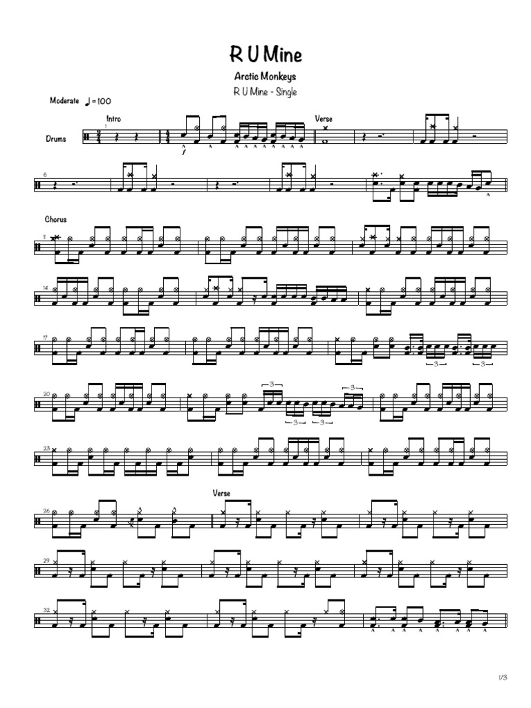 Arctic-Monkeys - R U Mine | PDF