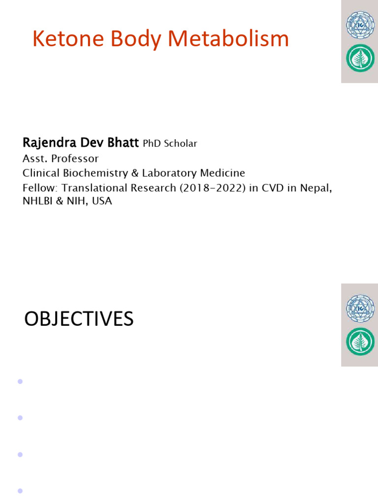 Ketone Metabolism for Researchers | PDF | Biochemistry | Chemistry