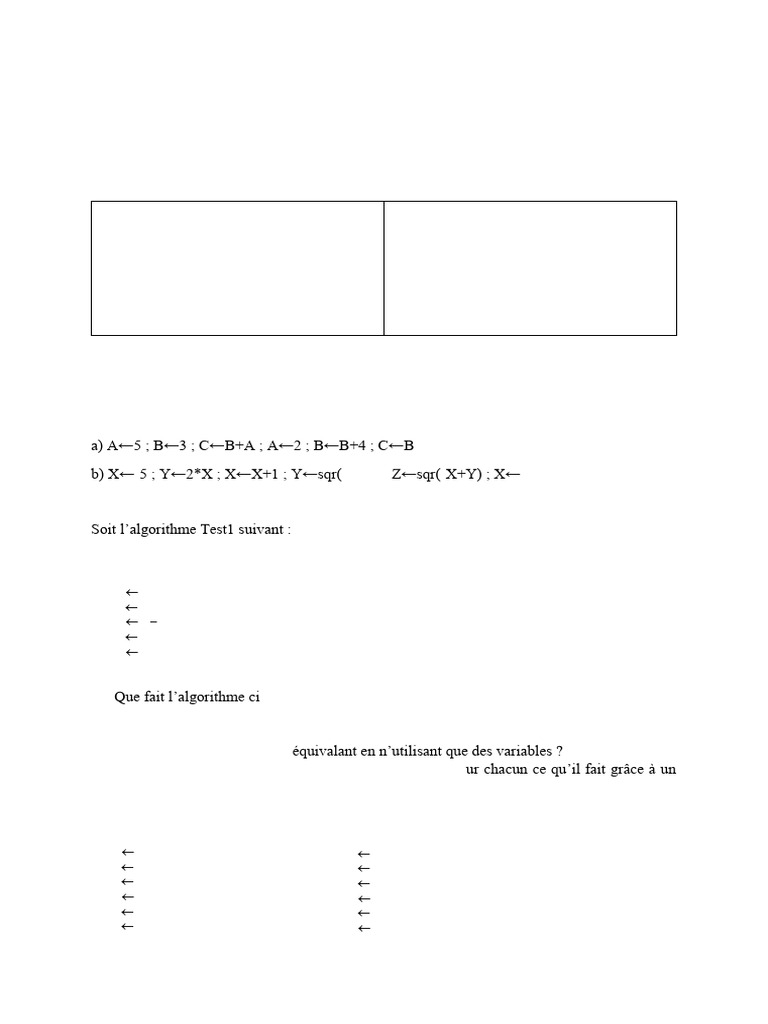 Algorithmes et Exercices de Programmation | PDF | Température ...