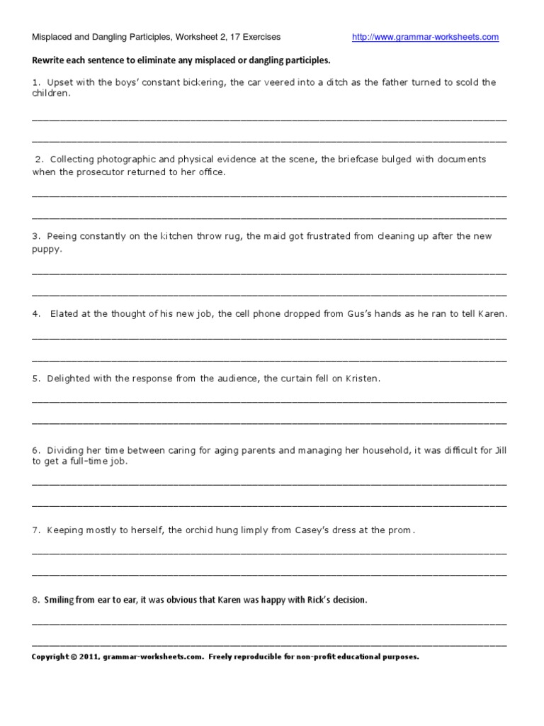 Dangling.participles