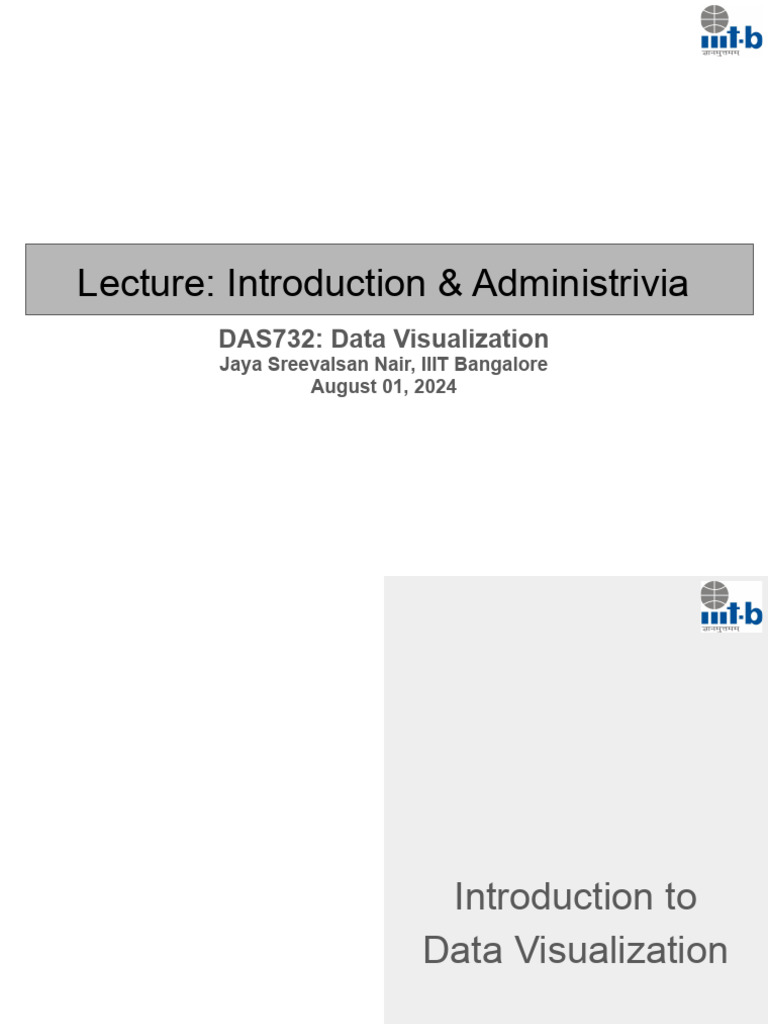 Data Visualization Course Overview | PDF | Data