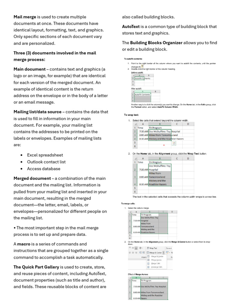 IT REVIEWER HAHA | PDF | Microsoft Excel | Function (Mathematics)