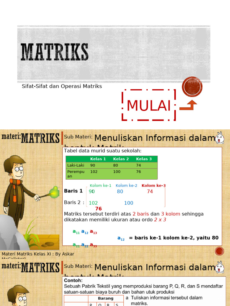 Matriks 2010 | PDF