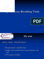 Spontaneos Breathing Trials