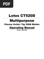 Lotos CT520D Manual