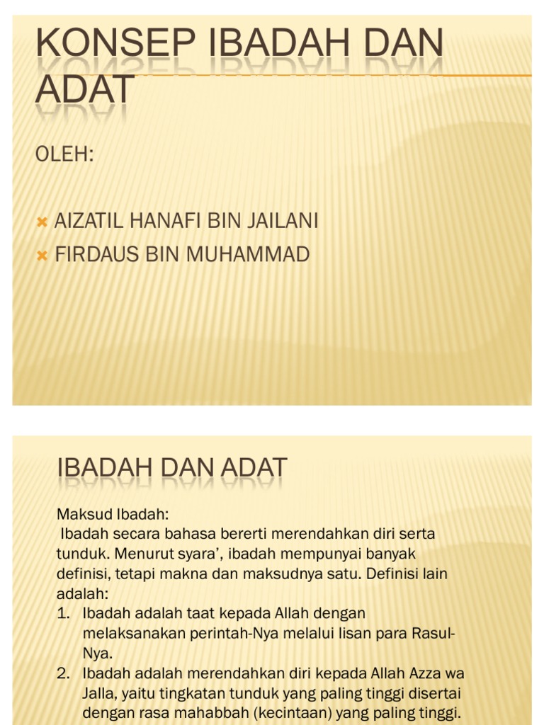 Perbezaan Antara Adat Dan Ibadat Dalam Perkahwinan