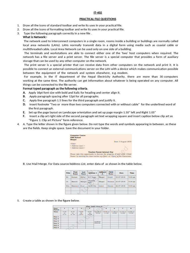 It Class Ix File | PDF | Computer Network | Computer File