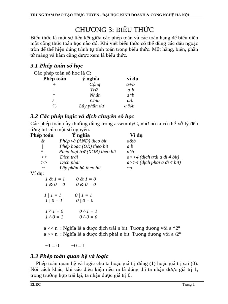 Chuong 3 | PDF