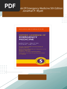 Oxford Handbook Of Emergency Medicine 5th Edition Jonathan P. Wyatt 2024 Scribd Download