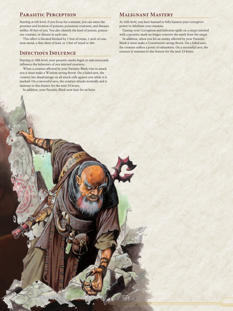 Keeper Class: Symbiote Abilities Guide | PDF | Parasitism | Predation
