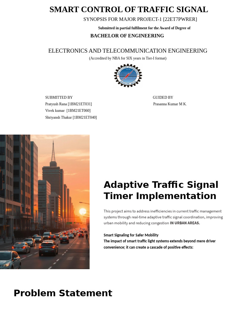 Adaptive-Traffic-Signal-Timer-Implementation revised | PDF | Traffic ...