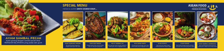Spanduk Menu 7,66 X 1,75 M | PDF