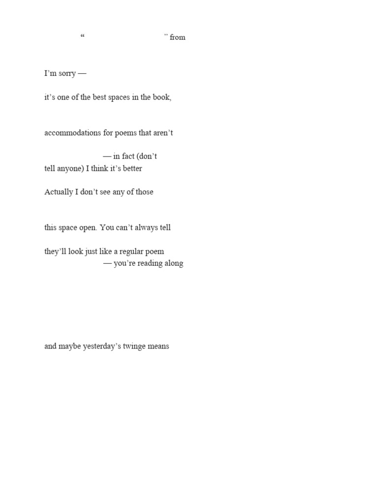 Poems with Disabilities by Jim Ferris | PDF