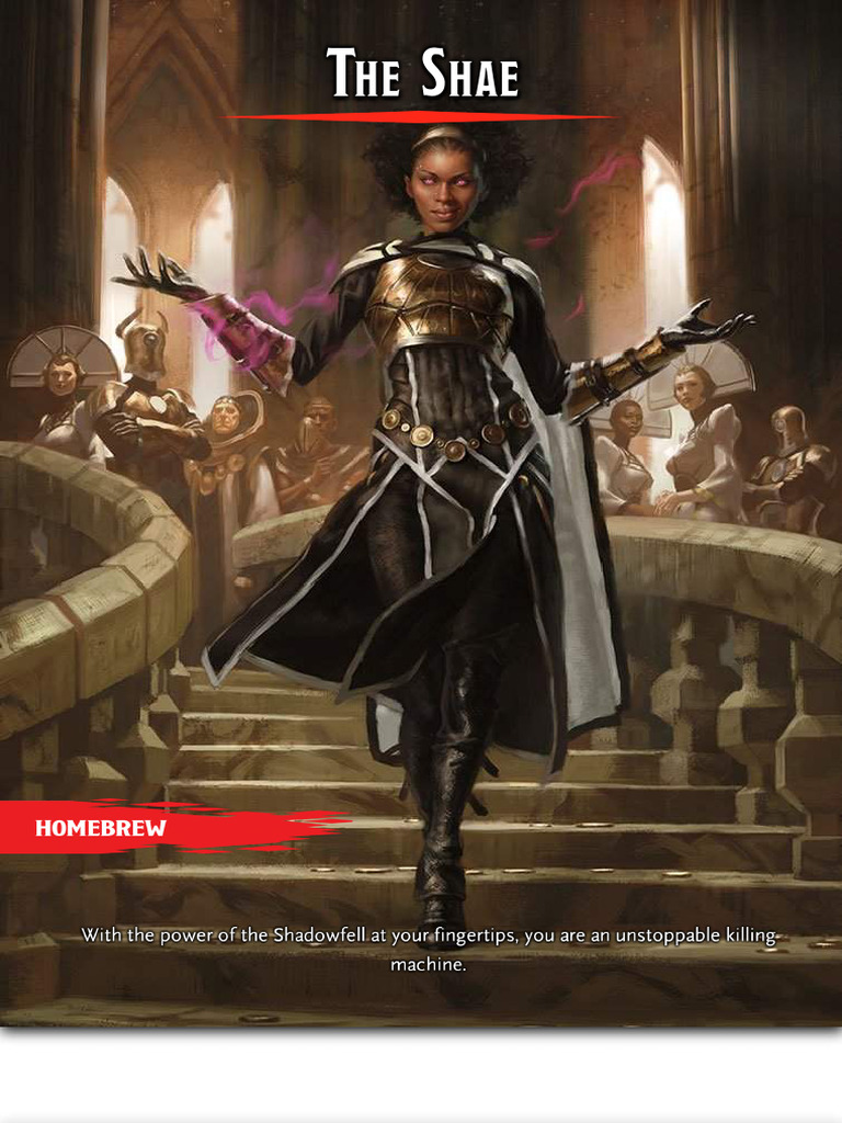 D d 5e homebrew class shae pdf