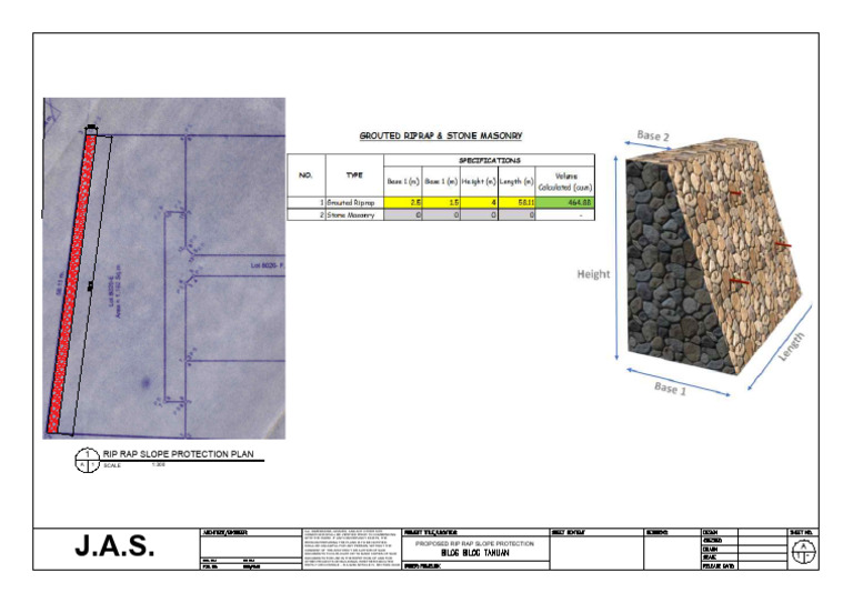 Rip Rap Slope Protection Plan Guide | PDF