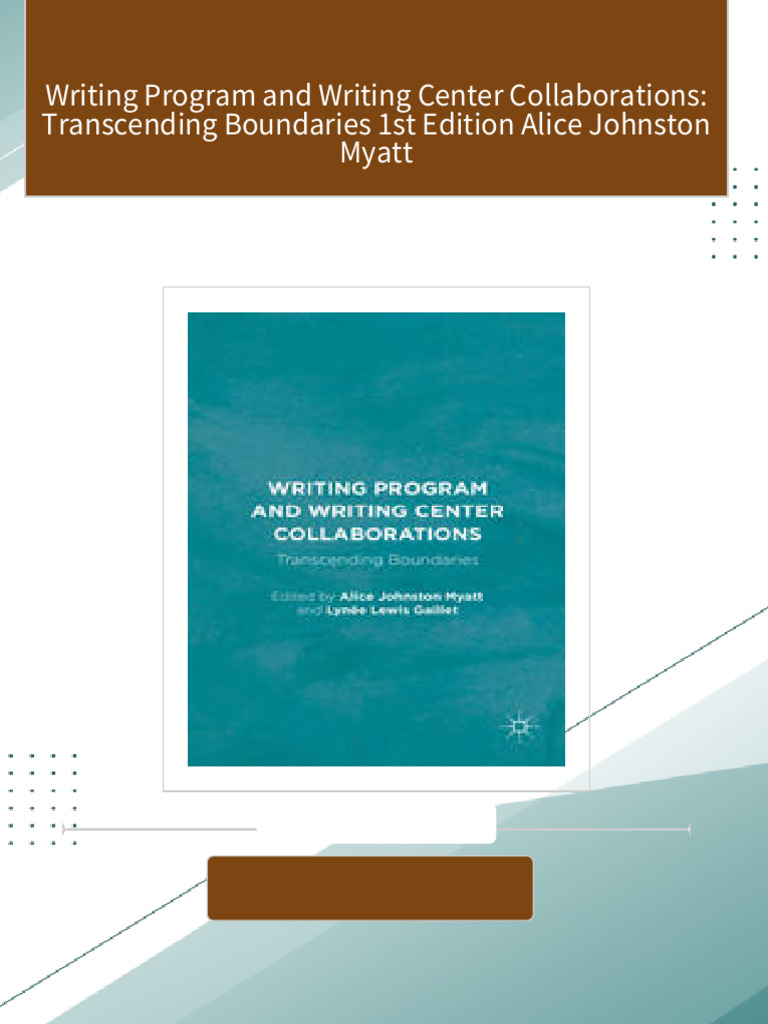 Instant download writing program and writing center collaborations