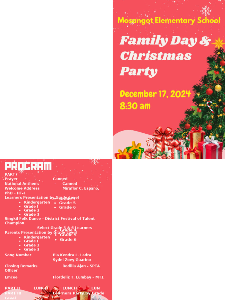 Christmas Program | PDF