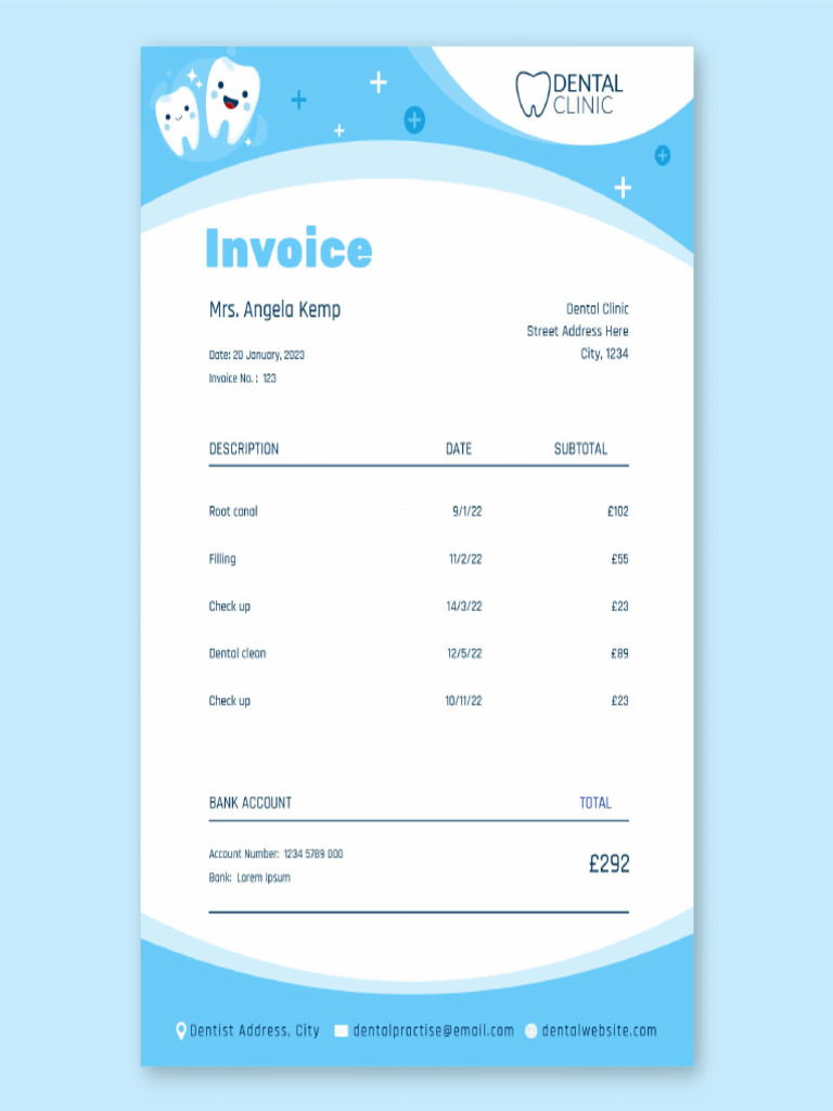 Dental Receipt Demo | PDF
