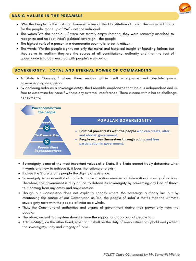 Power of the People in Indian Democracy | PDF | Democracy | Political ...