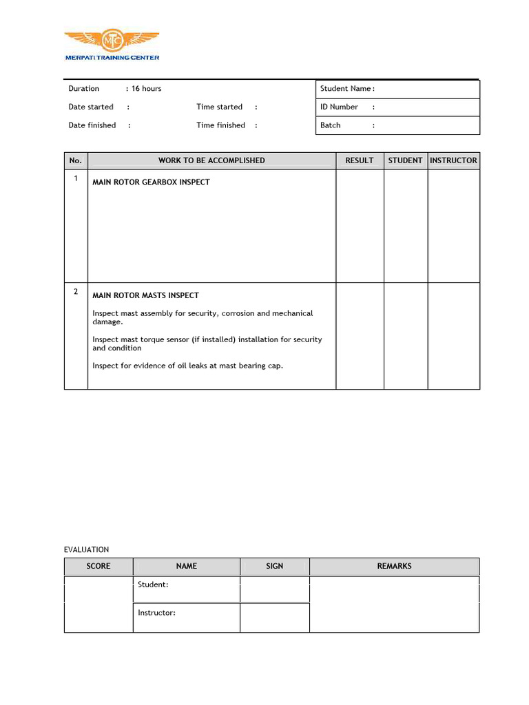 Task Card A2 2023 | PDF | Helicopter Rotor | Helicopter